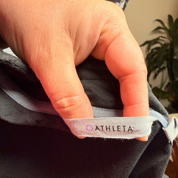 Athleta Charcoal Long Sleeve Dress M - Picture 7 of 8